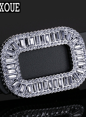 头层牛皮皮带女真皮黑色装饰裙子腰带简约时尚休闲牛仔裤带ins风