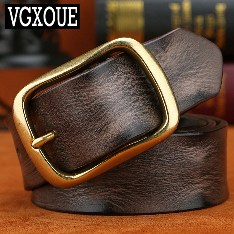 vgxoue个性针扣复古手工青年皮带
