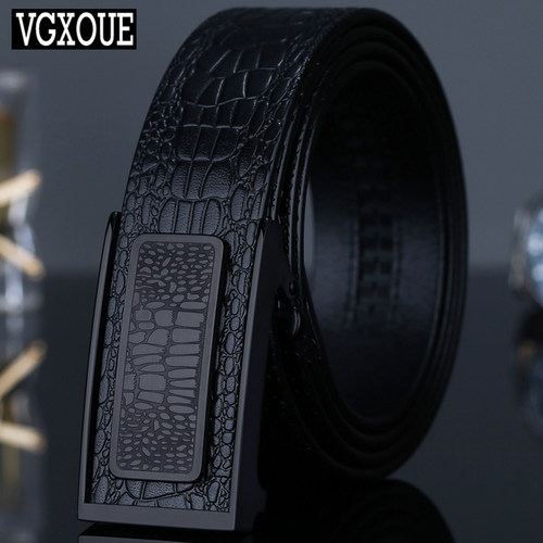 VGXOUE男士头层牛皮皮带自动扣