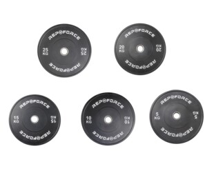 REPFORCE 全胶片 黑色大孔杠铃片 150KG