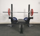 壁厚3MM REPFORCE 75MM方管 举重床 商用卧推架