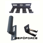 墙架 挂架 3根存储 杠铃杆收纳架 挂勾插筒 存放架 杠铃杆架