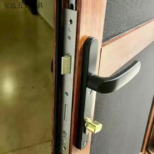 断桥铝多点门锁 8535大门锁 平开门锁 断桥铝执手锁 门窗五金配.