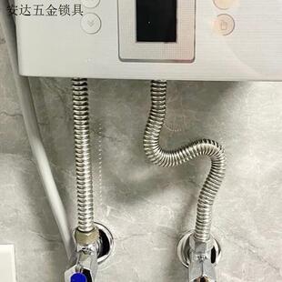 304不锈钢软管冷热家用防爆接马桶水管4分进水管波纹管金属热水.