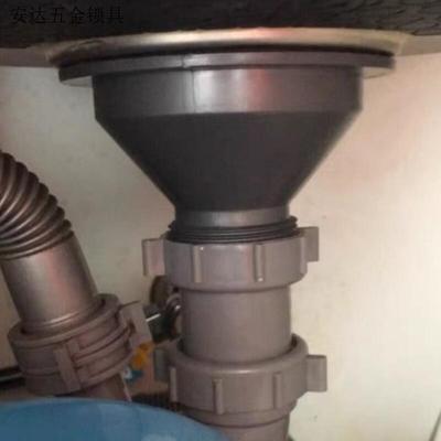 厨房水槽下水器配件老款下水器洗菜盆110下水头提篮老式水池过.