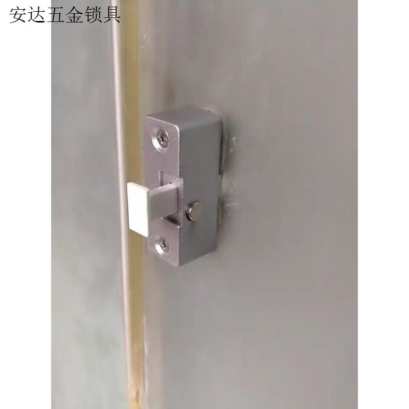 玻璃门推拉门移窗锁扣配件浴室中间锁插销锁阳台窗户无框平移加.