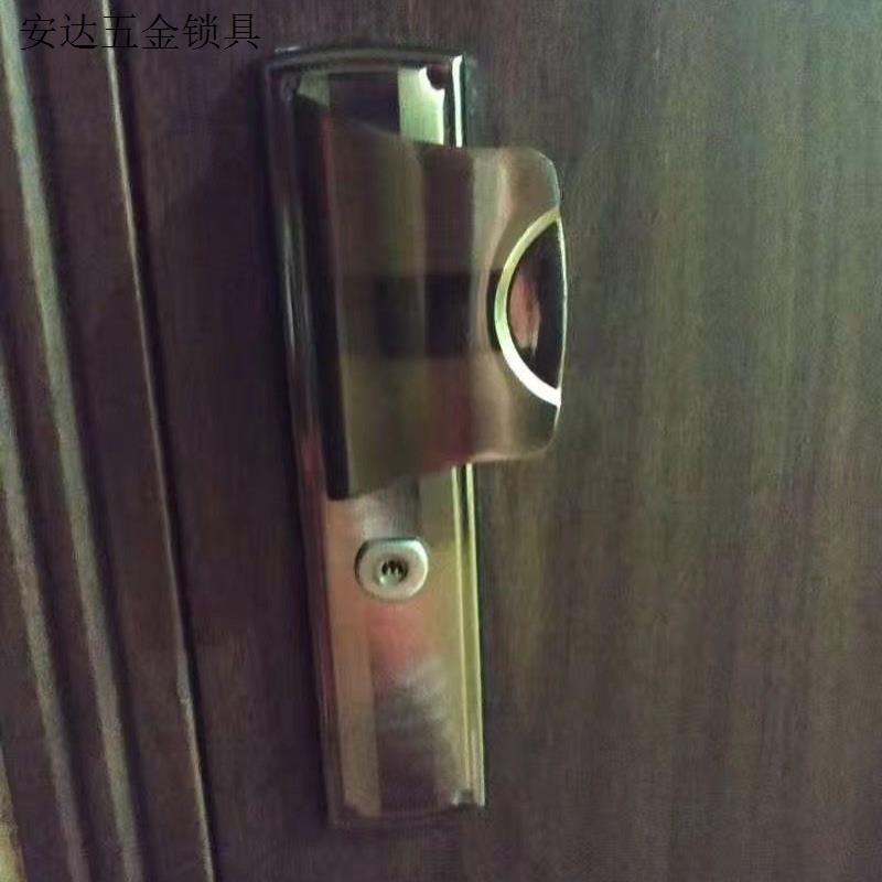 AFS锁芯老式安防锁胆铁架锁芯C级叶片防盗门大门家用安防锁芯美.