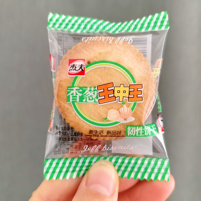 杰夫香葱王中王薄脆饼干图片