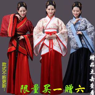 古装唐装汉服女装曲裾美人心计演出服贵妃服装婚服仙女襦裙古代