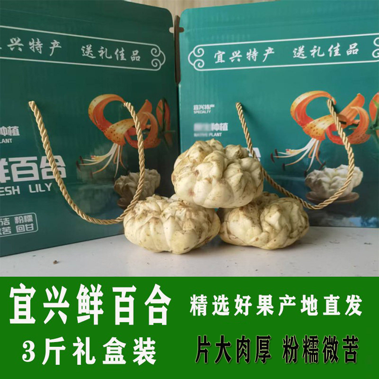宜兴百合新鲜发货精选片大肉厚图片