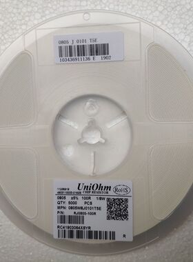 0805W8J0101T5E 0805 100R ±5% 1/8W RS-05K101JT RTT05101JTP