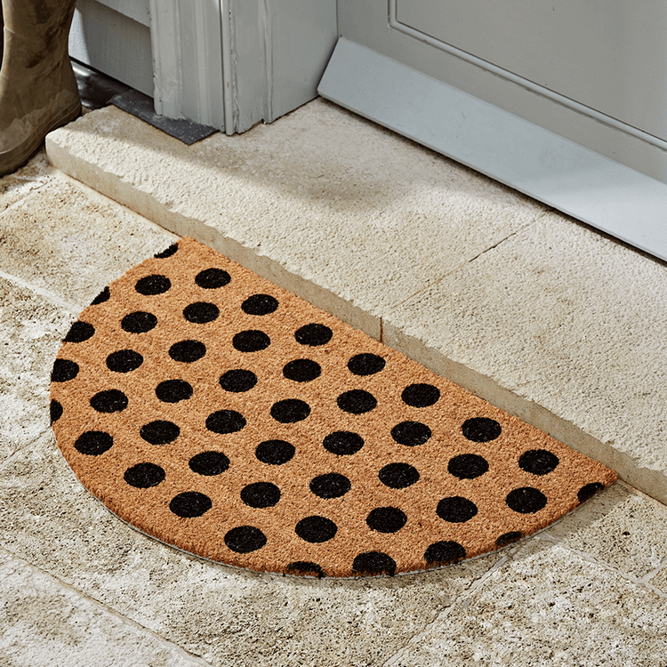 印度半圆椰棕地垫入户门垫进门耐磨脚垫家用户外垫子大门口地毯,居家布艺,家用脚垫,淘宝优惠券,粉丝福利购,淘宝优惠卷