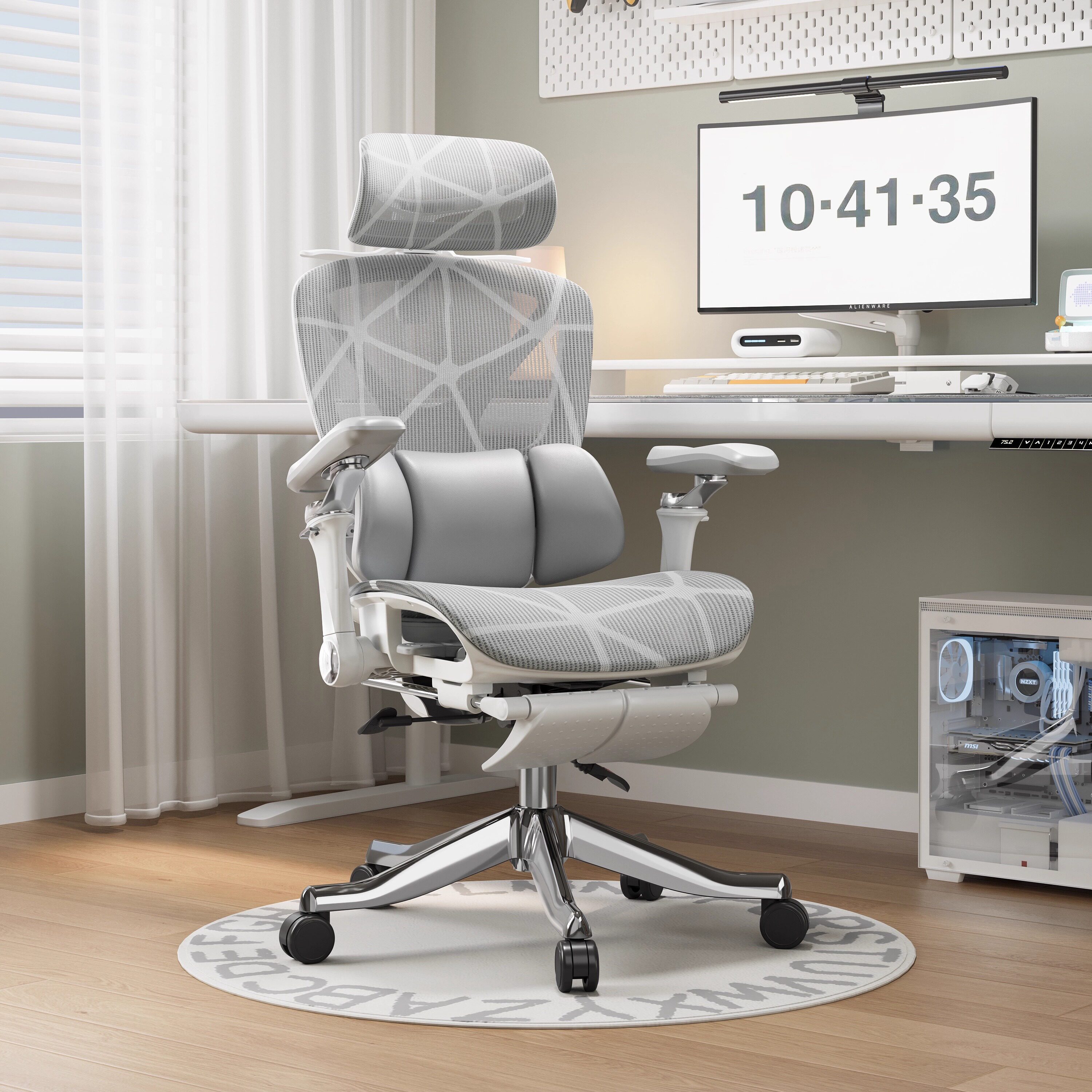 720°扶手-浮翼腰靠-人体工学椅