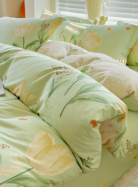 沐春风纯棉被套单件100全棉被罩被芯套150x200被单褥子套200x230