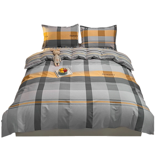 简约纯棉磨毛被套单件全棉秋冬加厚单人宿舍150x200x230双人被罩