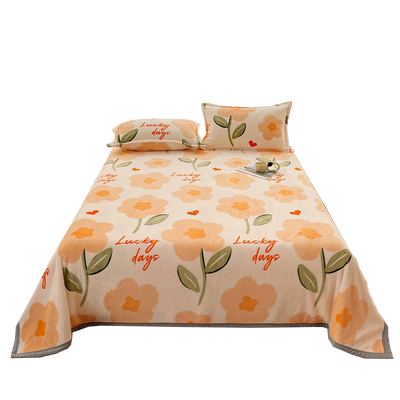 加厚牛奶绒床单单件亲肤保暖