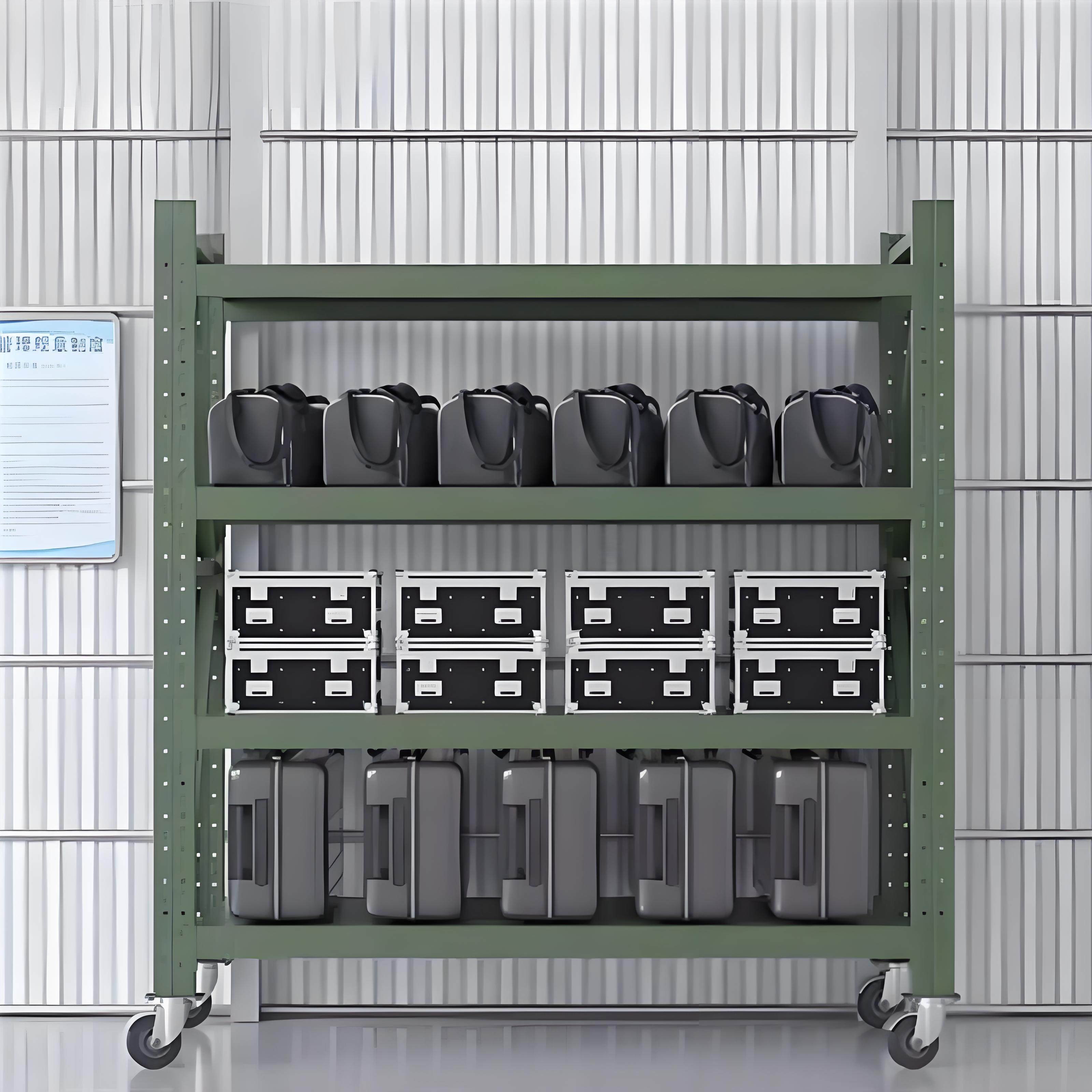 车间物料架周转小推车可移动仓储货架带万向轮多层置物架工厂仓库
