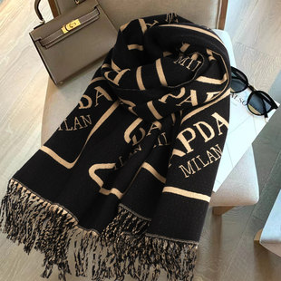 围巾女冬季2026新款韩版高级感保暖仿羊绒高端大牌大披肩两用围脖