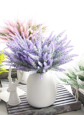 仿真薰衣草蒲公英客厅落地餐桌花