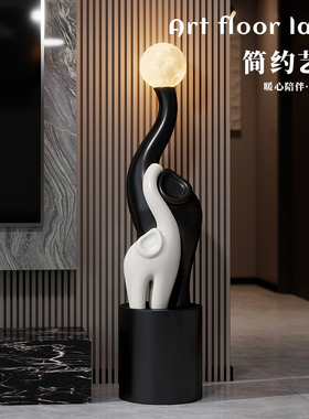 大象落地摆件创意轻奢高级感客厅壁龛电视柜装饰旺宅乔迁新居礼品