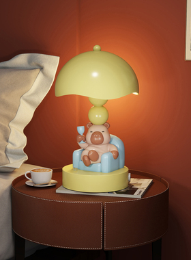 卡皮巴拉创意台灯摆件可爱送闺蜜生日礼物新房卧室装饰品乔迁礼物
