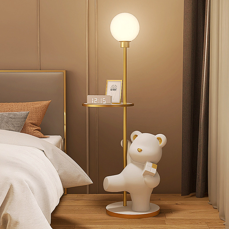 暴力熊卧室床头柜一体灯客厅沙发旁边几大型落地摆件家居装饰品,家居饰品,装饰摆件,淘宝优惠券,粉丝福利购,淘宝优惠卷