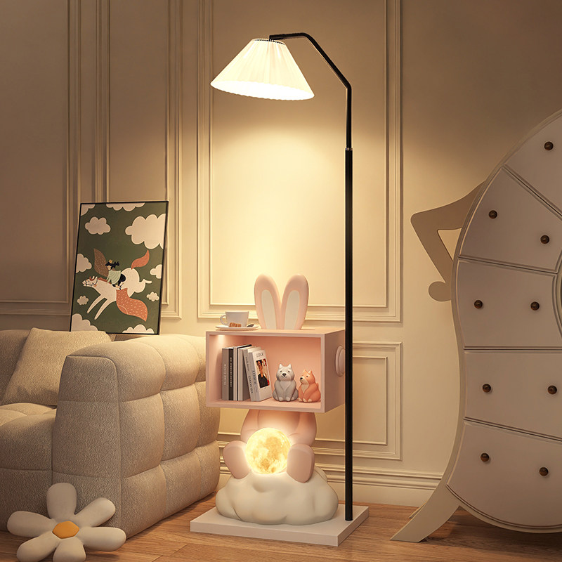兔子落地灯摆件客厅大型沙发电视柜旁创意卧室床头柜乔迁新居礼品