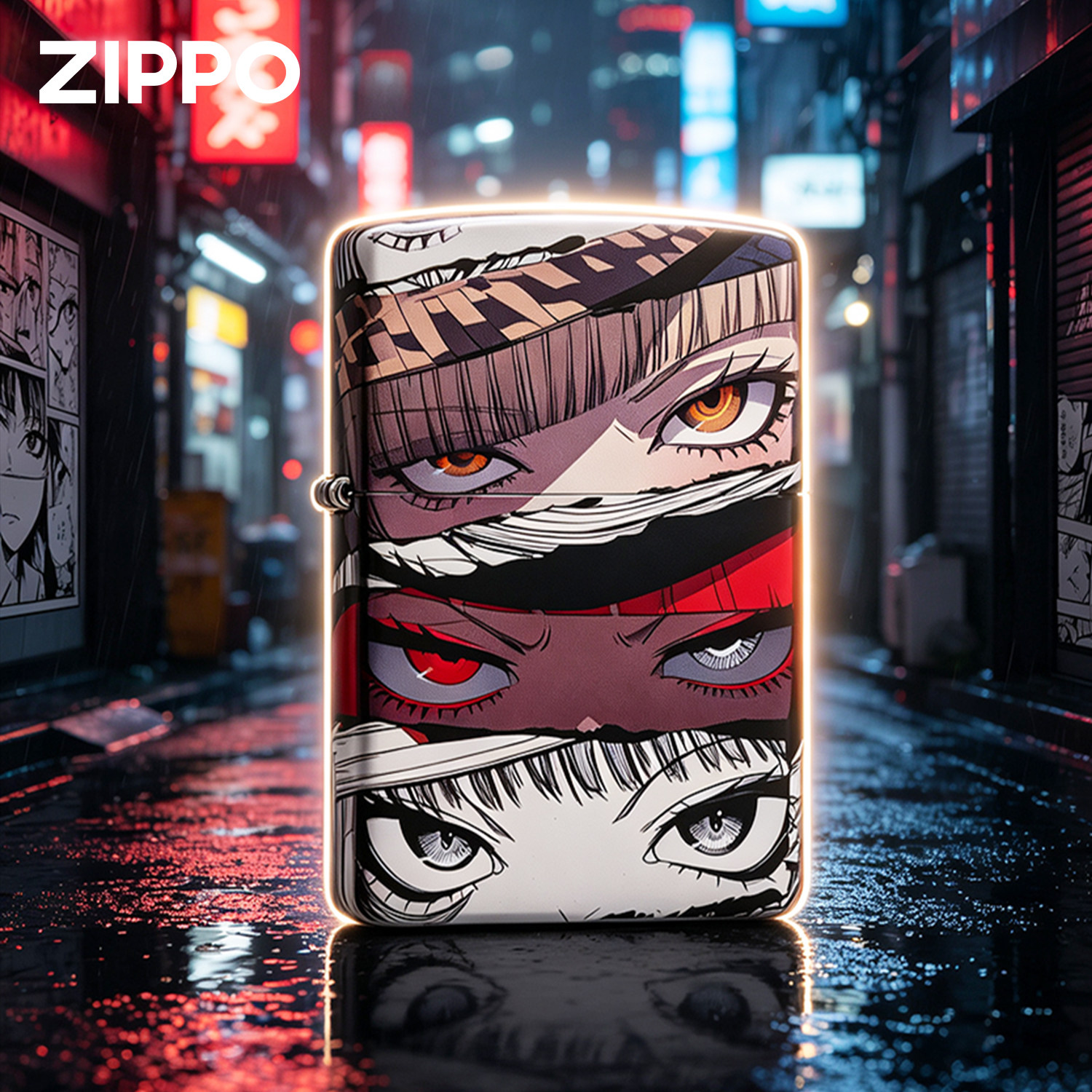 zippo动漫之眼二次元主题系列