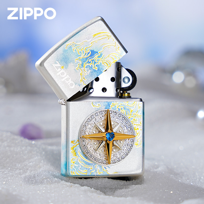 zippo镀银恋爱指南送礼礼盒套装