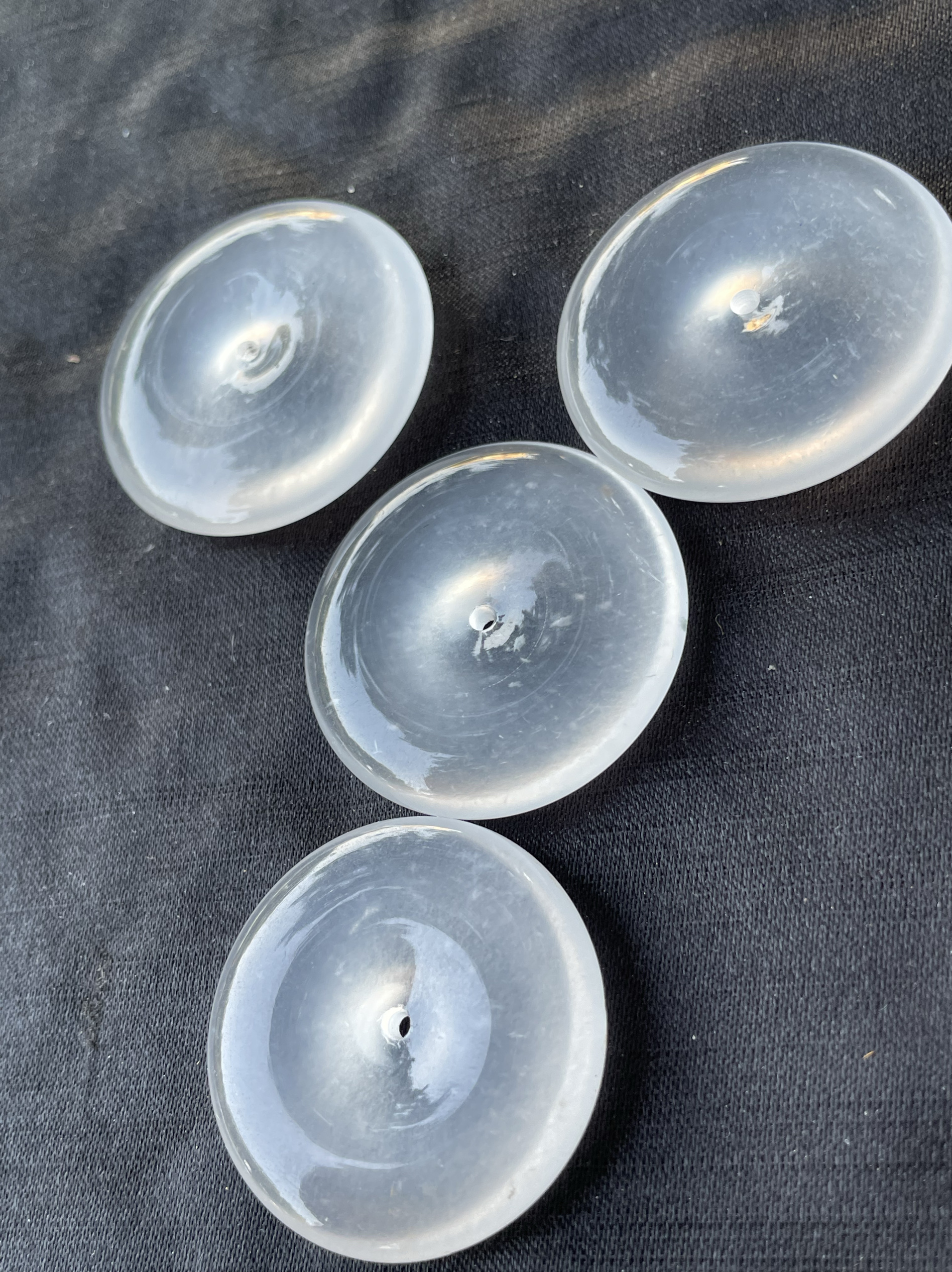 缅甸天然冰种水沫玉平安扣先拍可以挑后拍随机发货