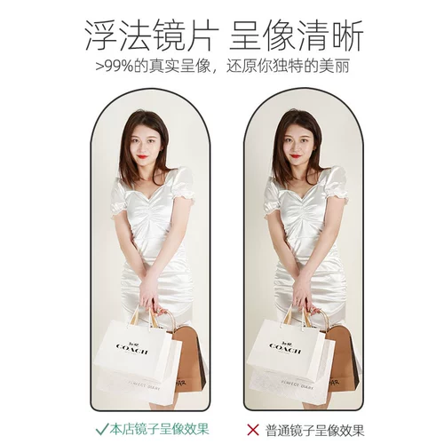 Висящее настенное зеркало домашняя наклейка на стенах висят цельное зеркало для макияжа