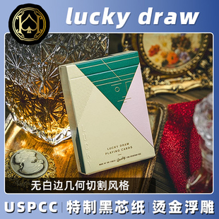 汇奇花切进口DD花切收藏魔术扑克牌烫金浮雕LuckyDraw纸卡牌