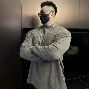 BXLT必须撸铁双面德绒磨毛宽松秋冬百搭锁温长袖打底衫休闲运动