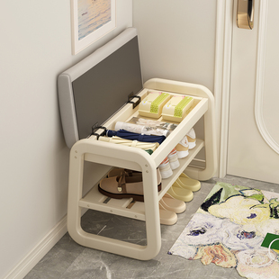 实木收纳换鞋凳子储物凳可坐鞋柜坐凳一体极窄入户玄关长条穿鞋凳