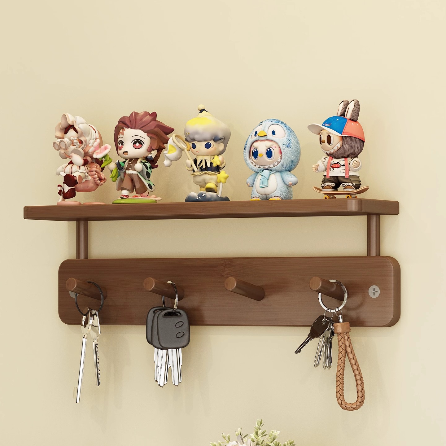 免安装强力承重强力粘胶钥匙架