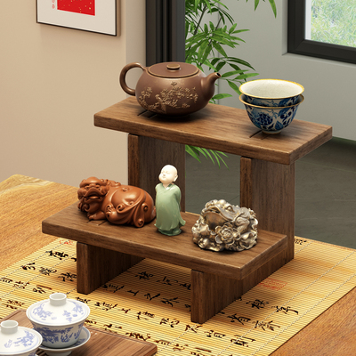 博古架小型梯形桌面收纳