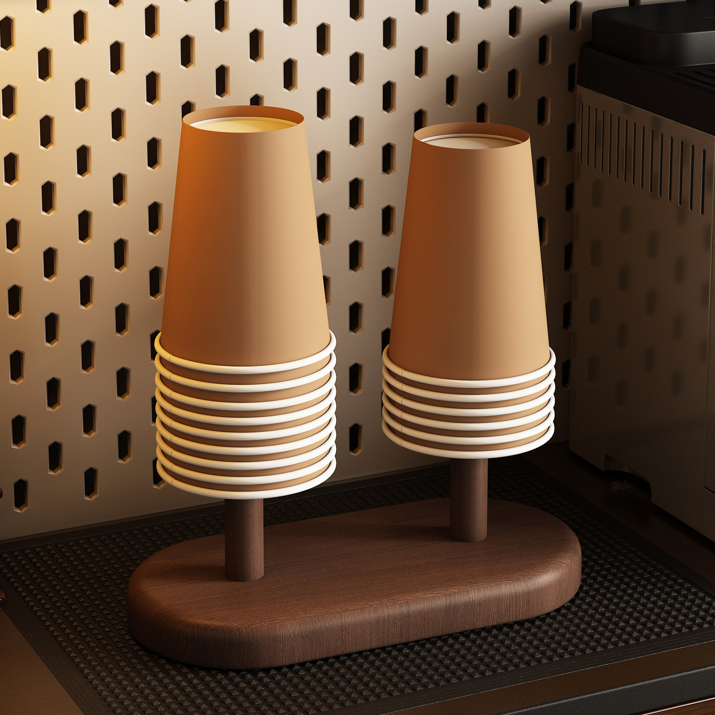 实木一次性杯子取杯器餐桌水杯置物架餐边柜商用纸杯茶杯收纳架子,家庭/个人清洁工具,杯架,淘宝优惠券,粉丝福利购,淘宝优惠卷