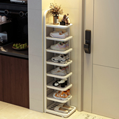 子置物架 柜租房入户门室内好看多层小型鞋 简易鞋 架小窄门口鞋