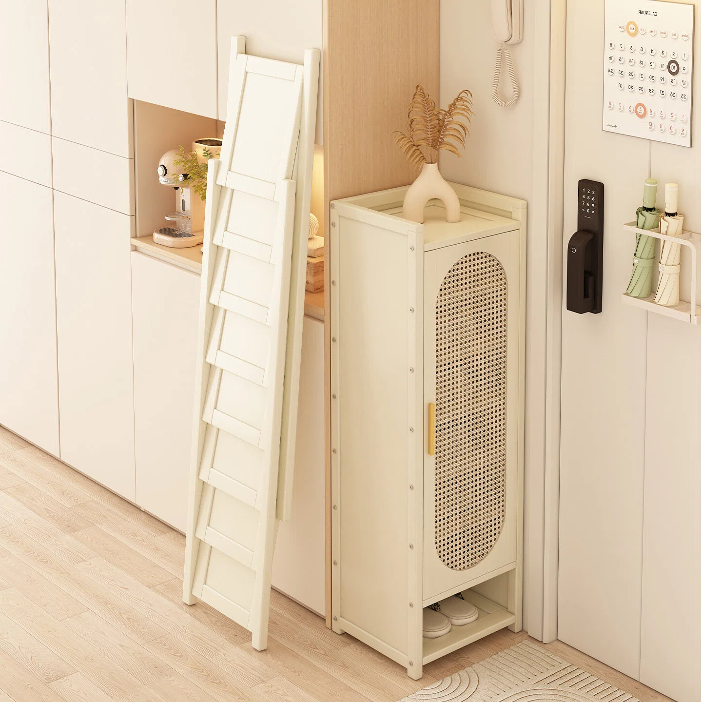 折叠鞋架小窄门口免安装带门鞋柜不占地方室内好看鞋子收纳置物柜,住宅家具,鞋架,淘宝优惠券,粉丝福利购,淘宝优惠卷