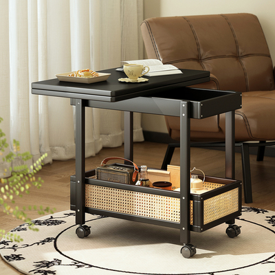 沙发边几客厅可移动折叠茶几小推车床头迷你小桌子置物架艺术角几