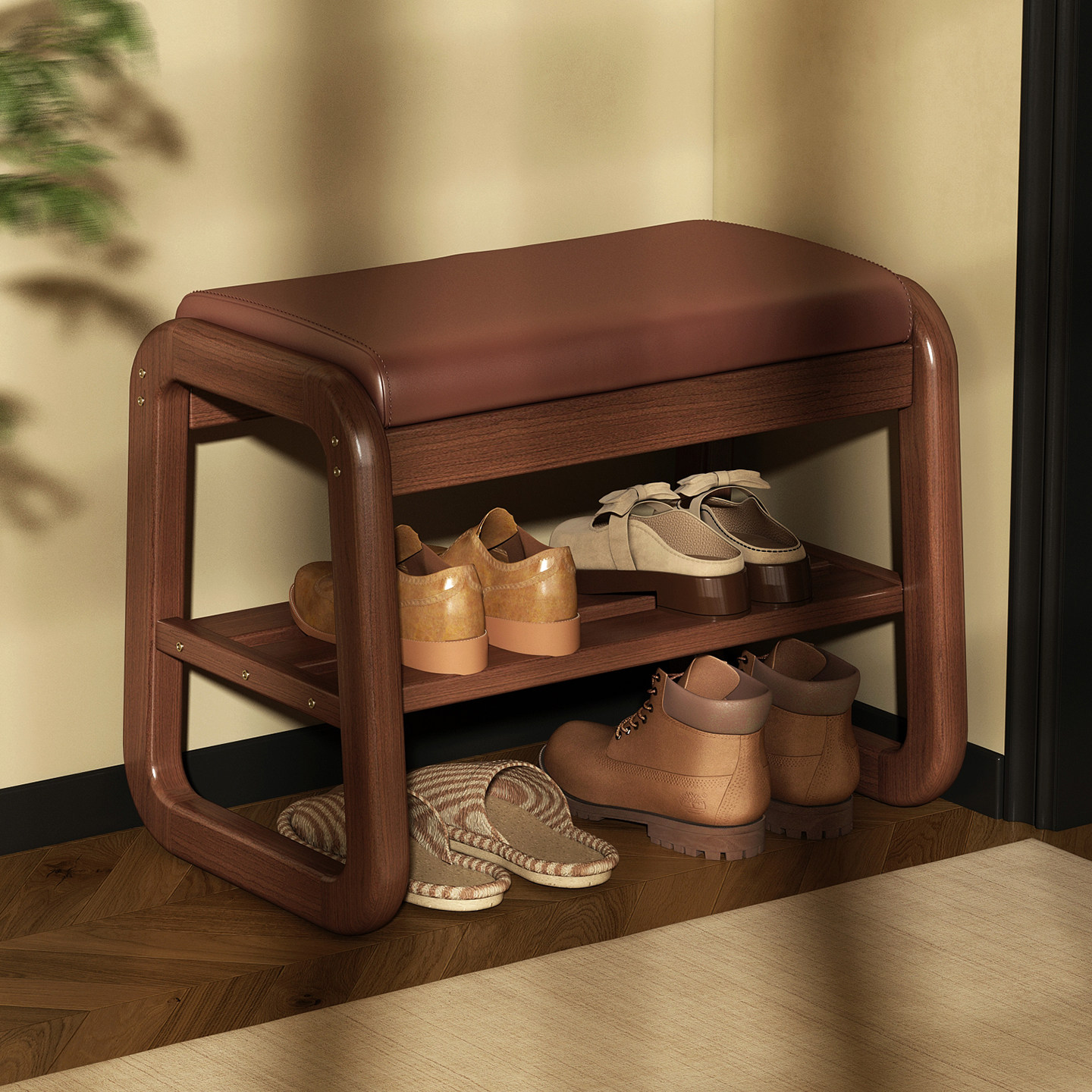 实木换鞋凳门口家用可坐可收纳鞋柜坐凳一体入户玄关穿鞋凳进门凳,住宅家具,换鞋凳,淘宝优惠券,粉丝福利购,淘宝优惠卷