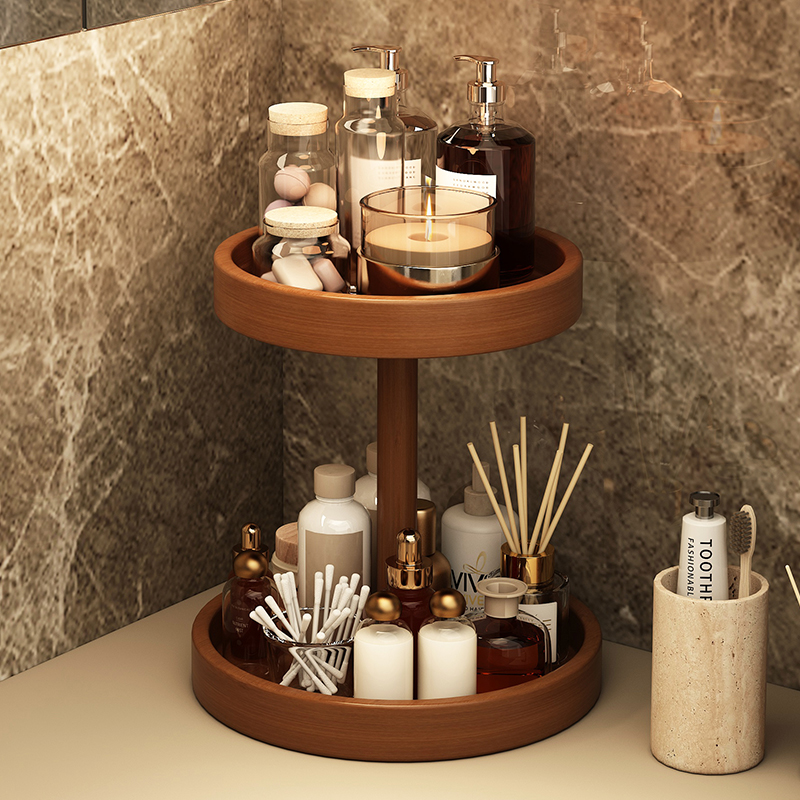 中古风洗漱台化妆品收纳架