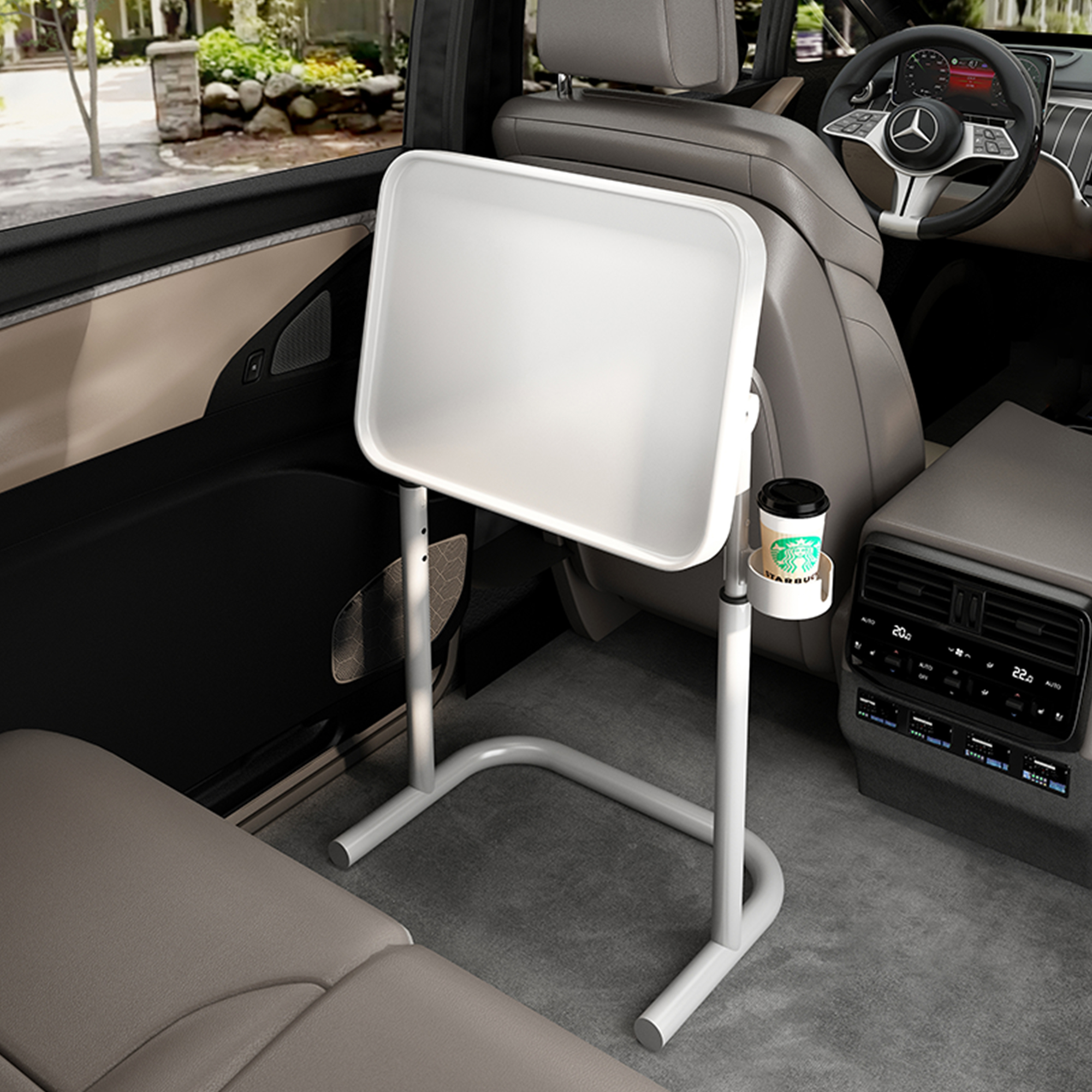 车载小桌子可折叠多功能车上副驾驶前后座专用笔记本办公电脑桌子