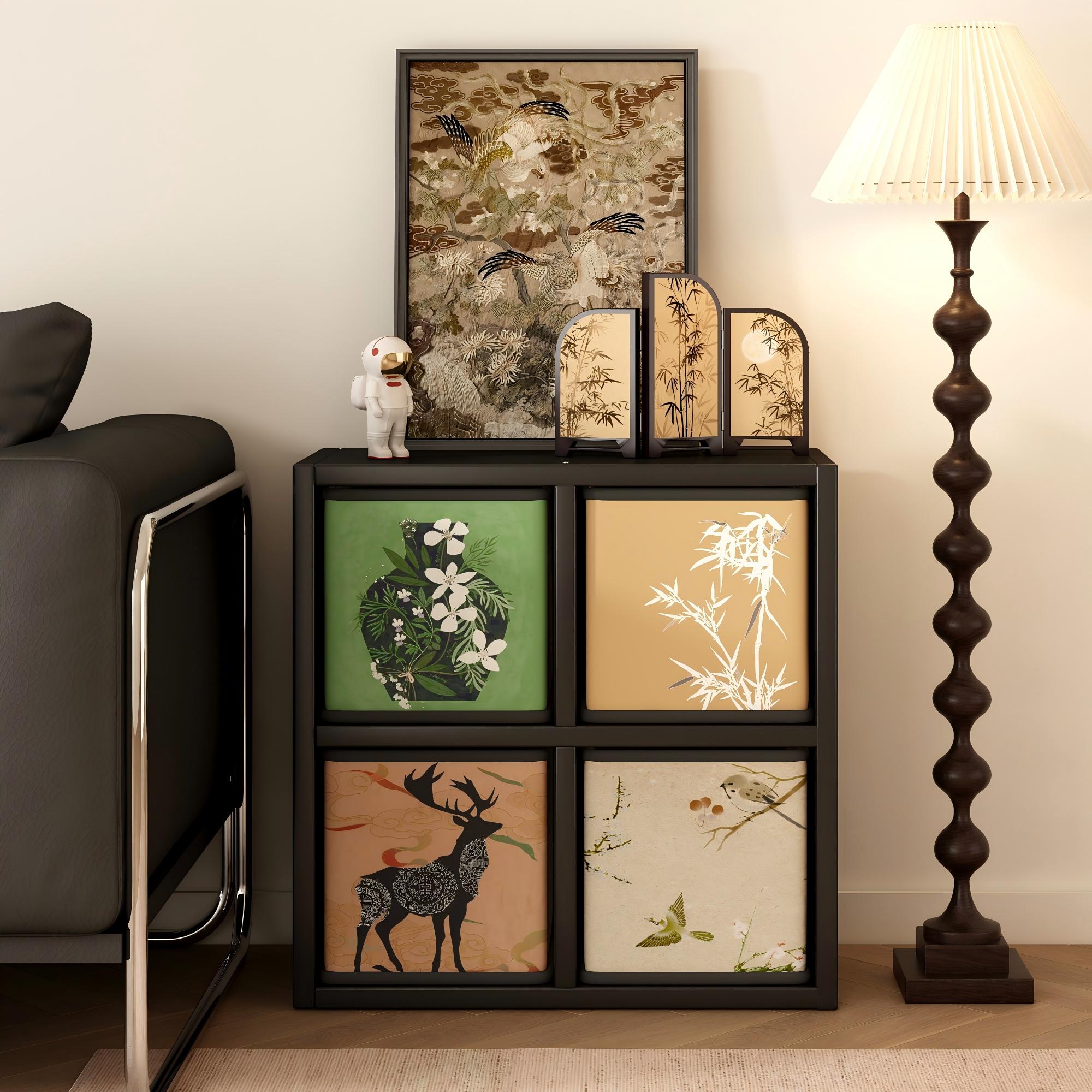 全实木格子柜加厚15mm板材