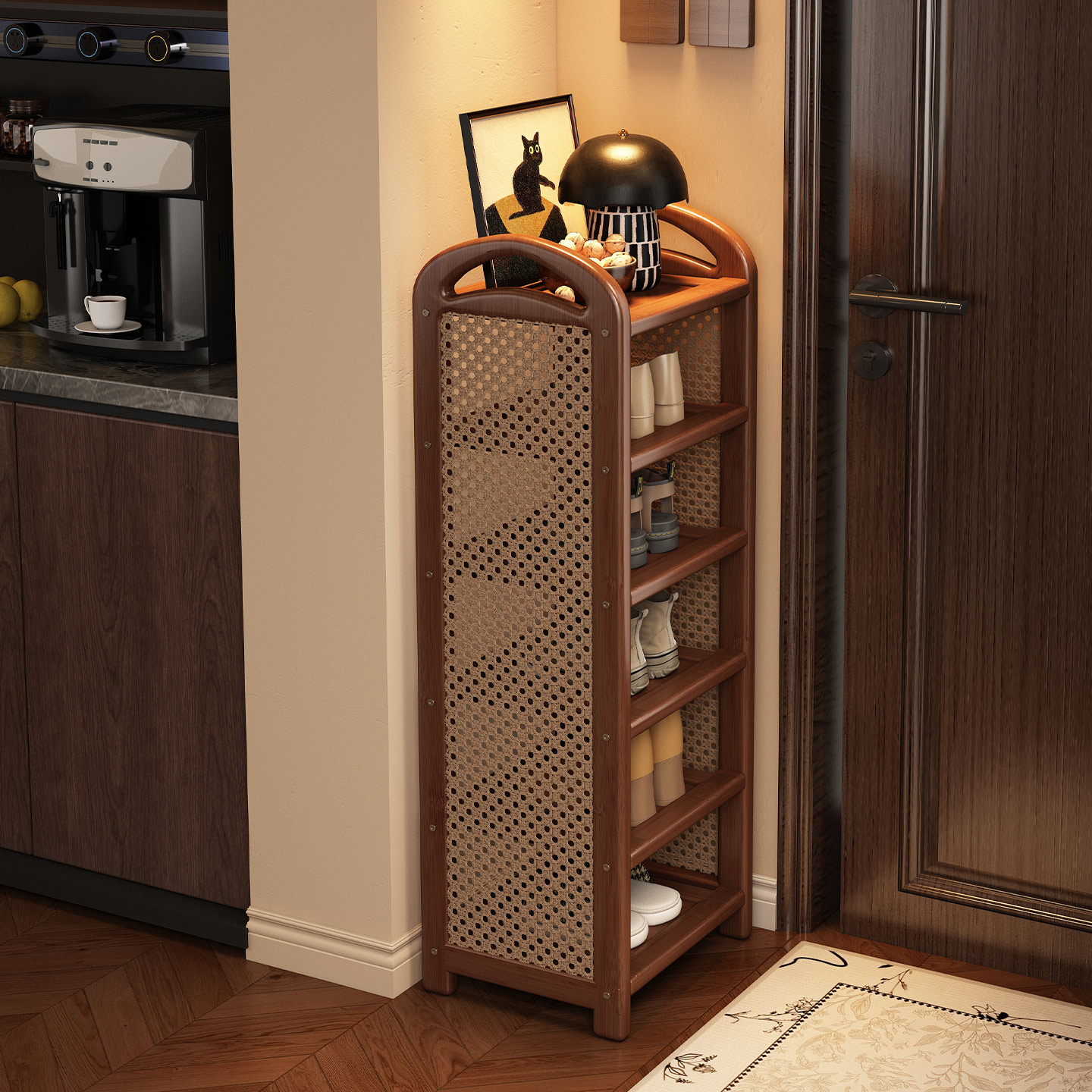 送货上门超稳不晃中古轻奢鞋架