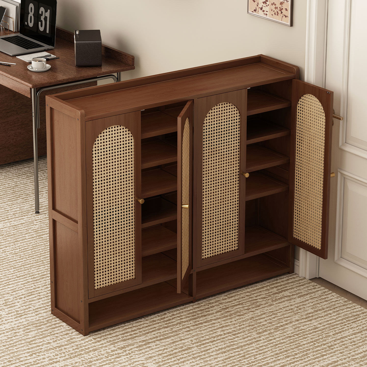 鞋架多层家用门口玄关柜入户正对门客厅隔断鞋柜大容量鞋子收纳柜,住宅家具,鞋架,淘宝优惠券,粉丝福利购,淘宝优惠卷