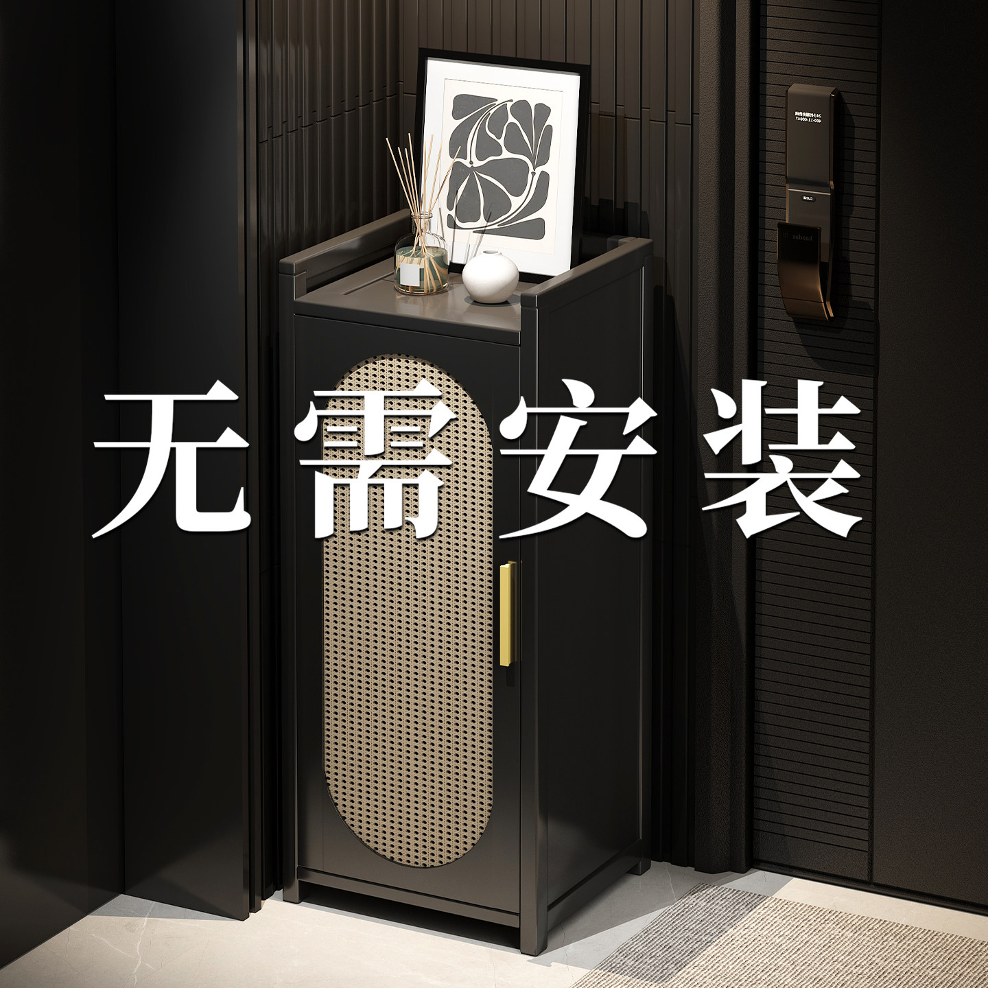 折叠鞋柜门外走廊用免安装小型鞋子收纳柜多层室外过道电梯口鞋架,住宅家具,鞋柜,淘宝优惠券,粉丝福利购,淘宝优惠卷