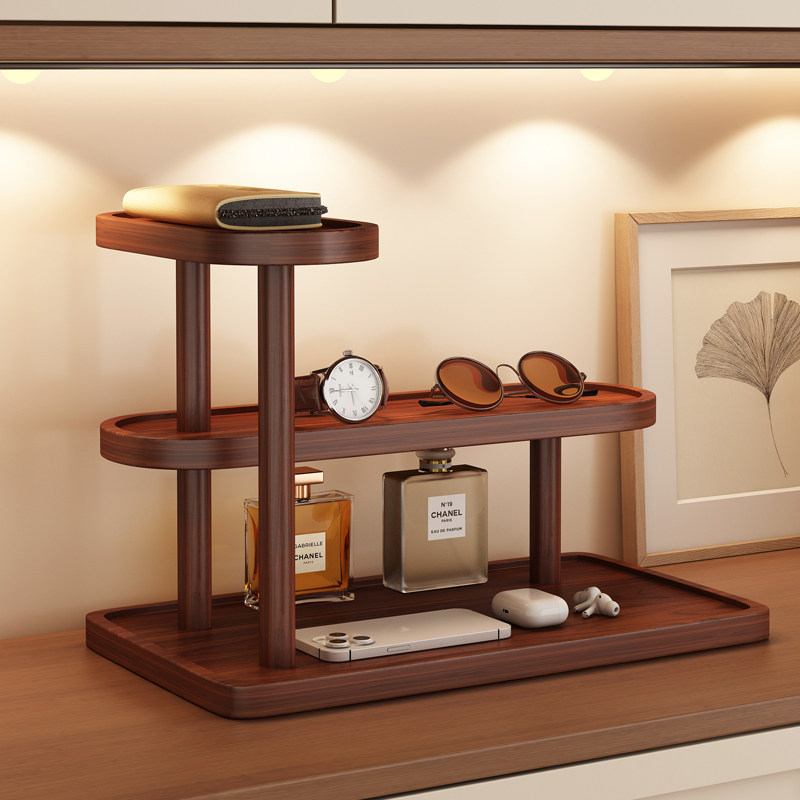 【实木材质】玄关置物架多功能