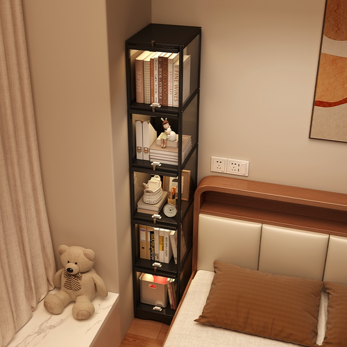 【书柜展示柜一体】家用卧室装饰