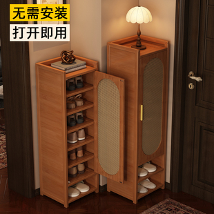 鞋架多层家用门口外楼道不占地方小窄带门免安装中古鞋柜2026新款